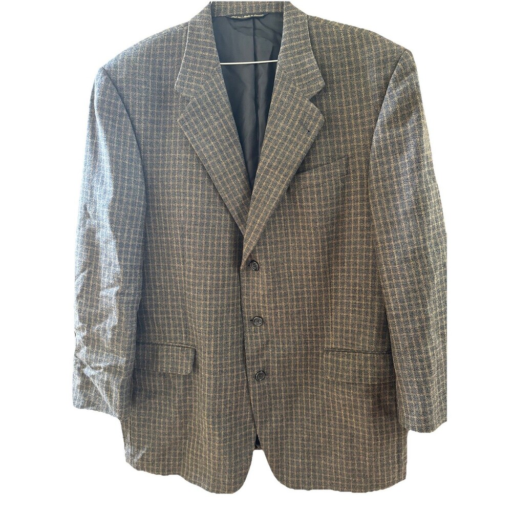 Jack Victor Blazer Men's size 46L casual Sport Coat Jacket suit Wool classic